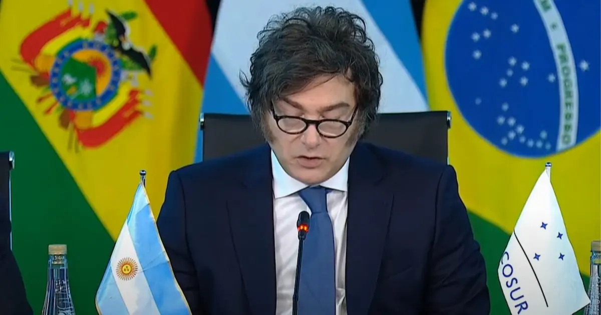 Javier Milei exige apertura comercial en Mercosur y advierte: “Lo haremos acompañados o solos” ante la inercia destructiva