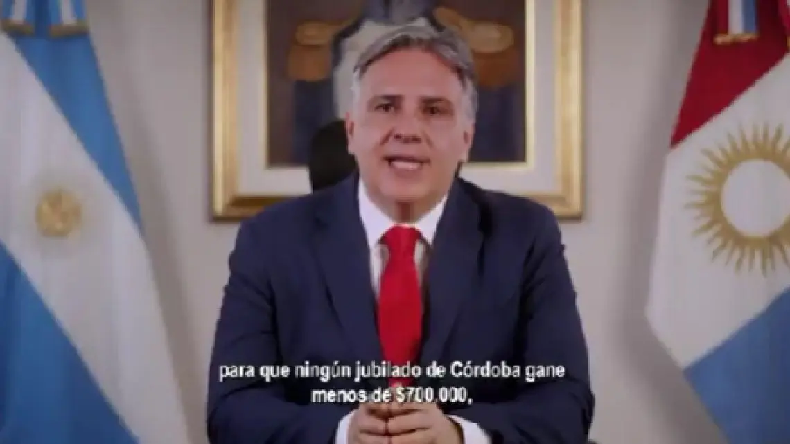Llaryora confirma aumento para jubilados, posicionando a Córdoba entre los haberes mínimos más altos del país