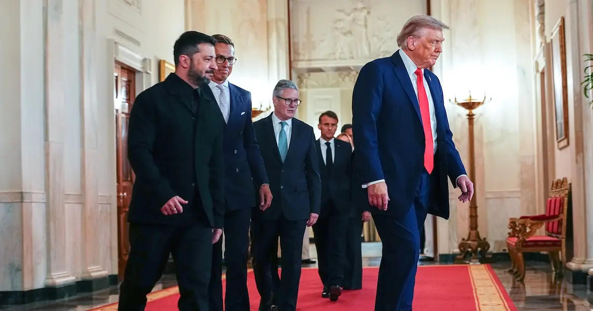 Reunión clave entre Donald Trump, Volodimir Zelensky y líderes europeos: lo que se discutió y sus implicaciones