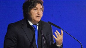 Javier Milei inaugura el nuevo edificio de la Corporación América en un evento del GOBIERNO