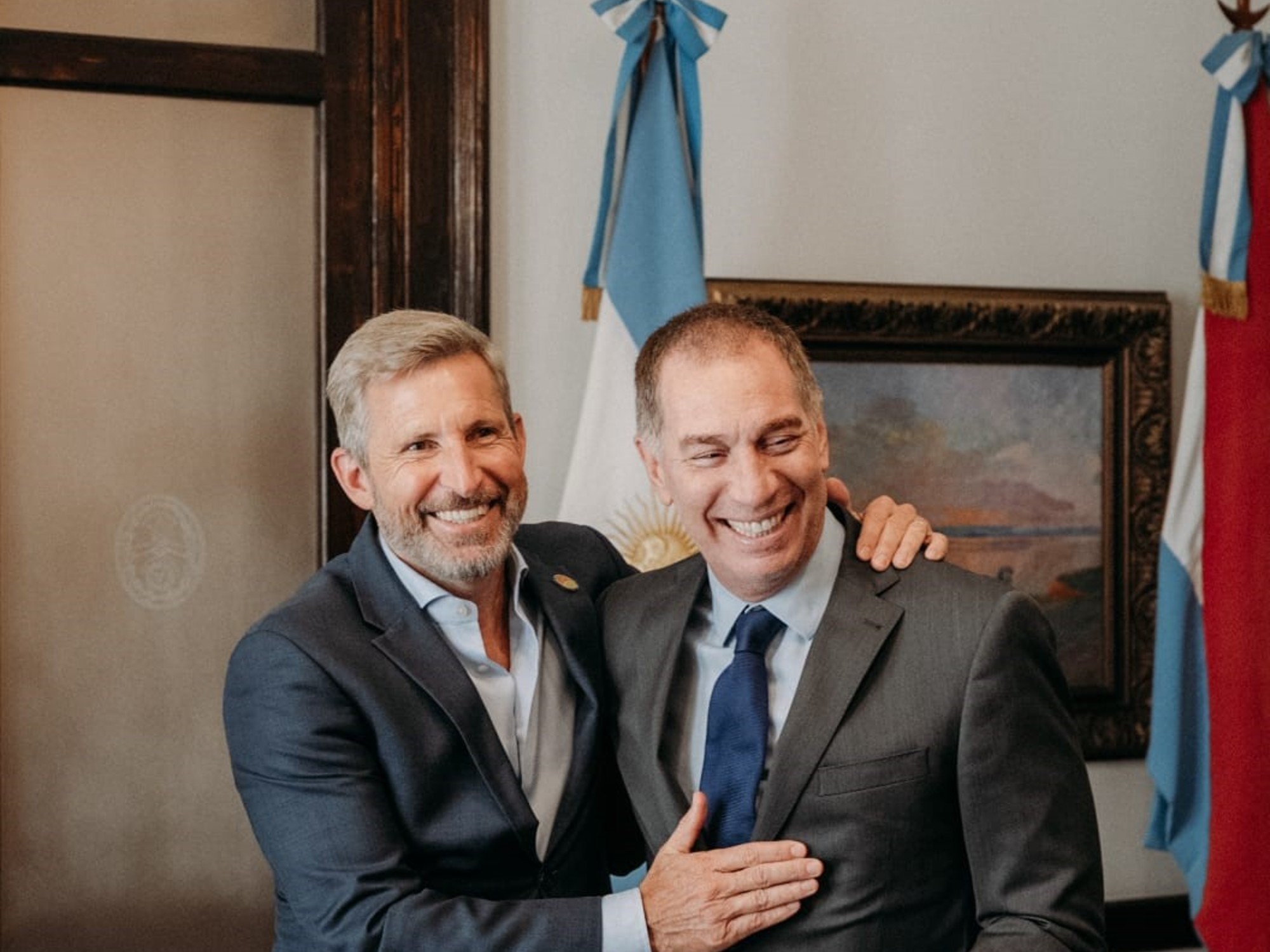 Santilli visitó a Frigerio en Entre Ríos: gestos de apoyo y reclamos por obras y financiación