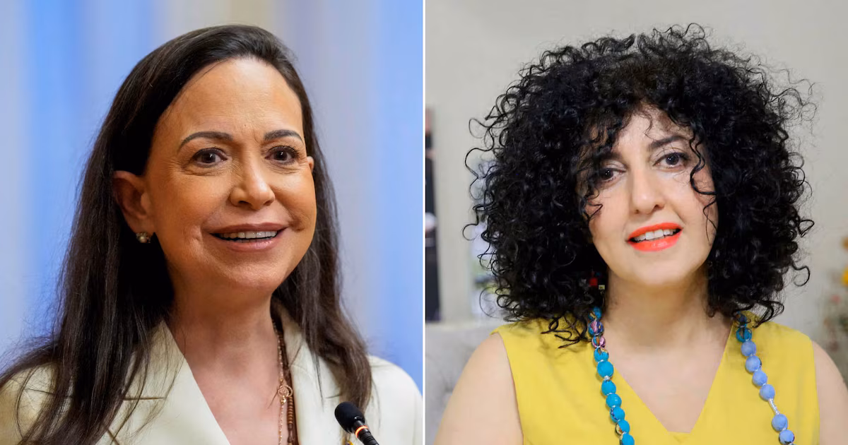 María Corina Machado condenó el arresto de la Nobel Narges Mohammadi y destacó su valentía