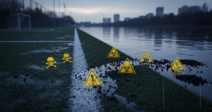 Alerta sanitaria y política: estudio detecta compuestos tóxicos en superficies deportivas hechas con neumáticos usados